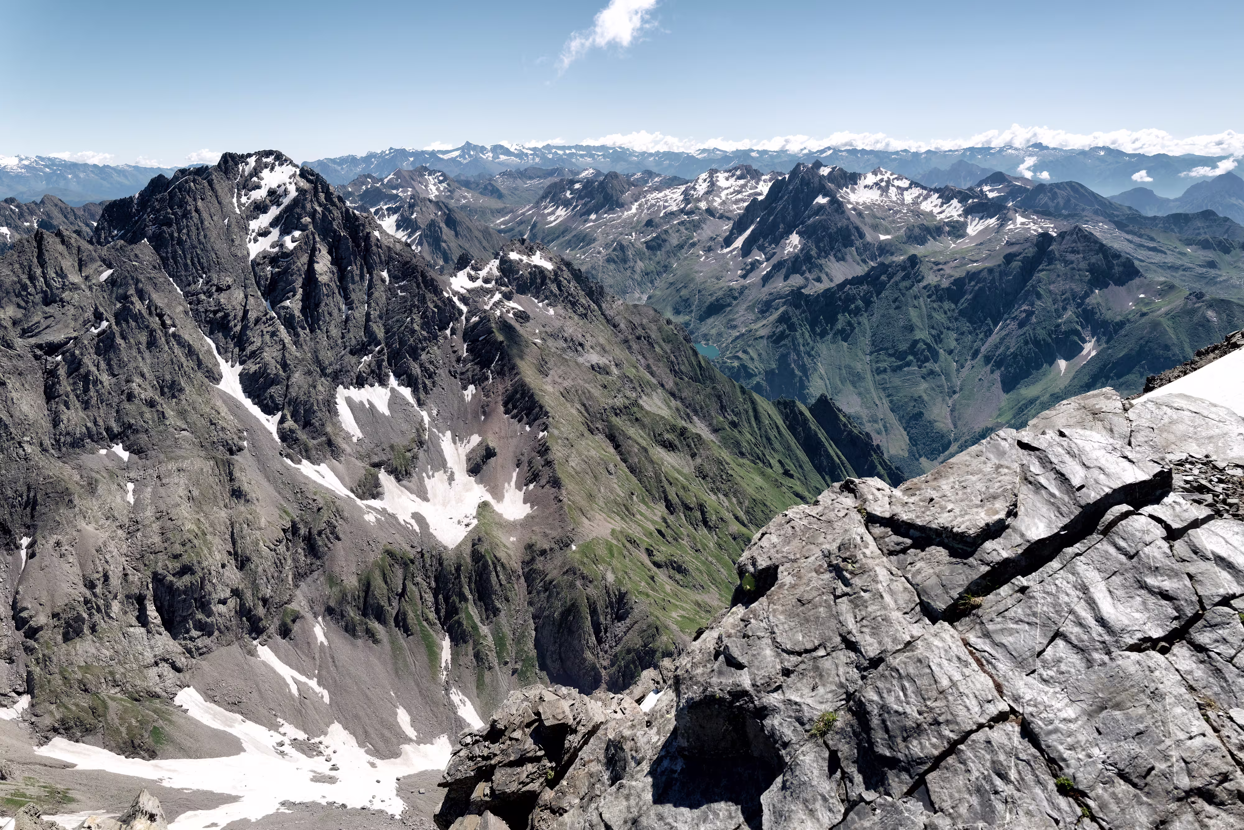 Il Pizzo Coca dalla vetta
