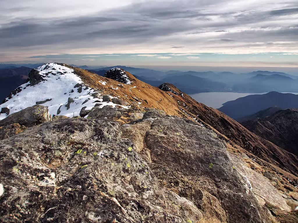 Panorama dalla cresta
