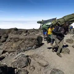 Portatori verso la Lava Tower