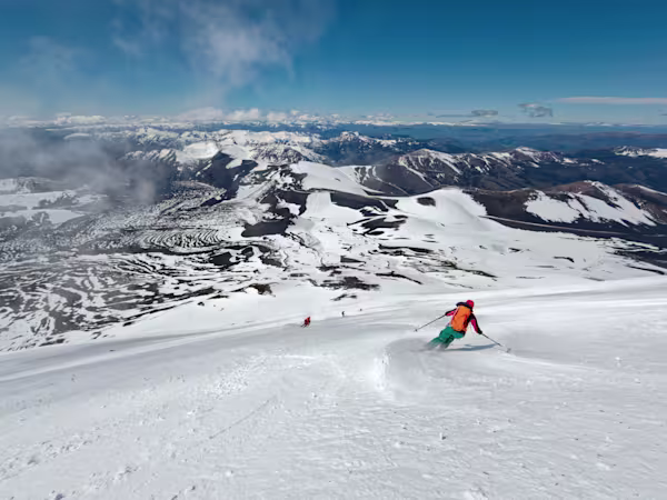 Discesa dal Lonquimay