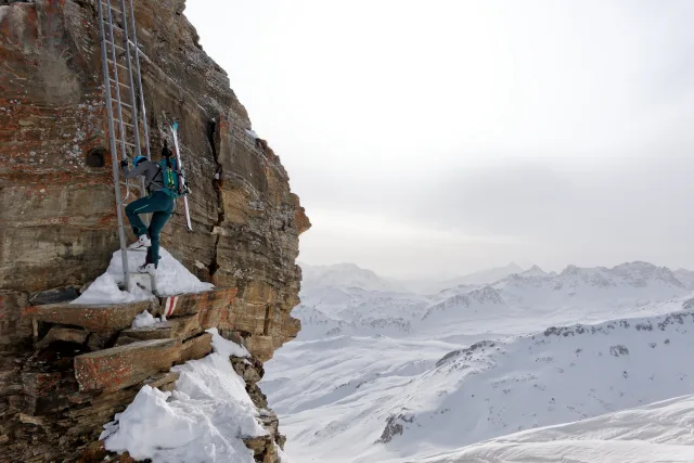 La scala del Piz Beverin