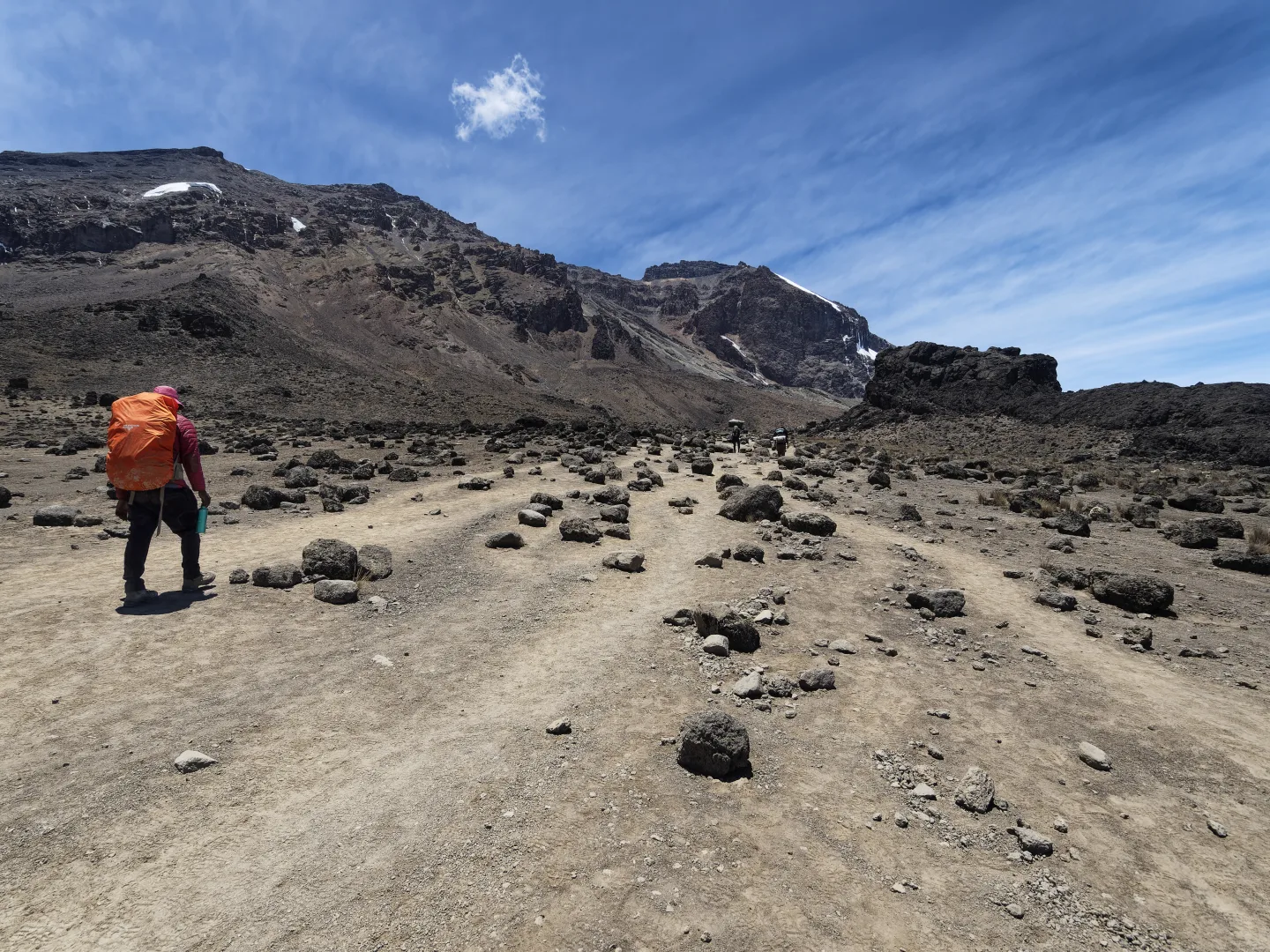 Thomas in vista della Lava Tower