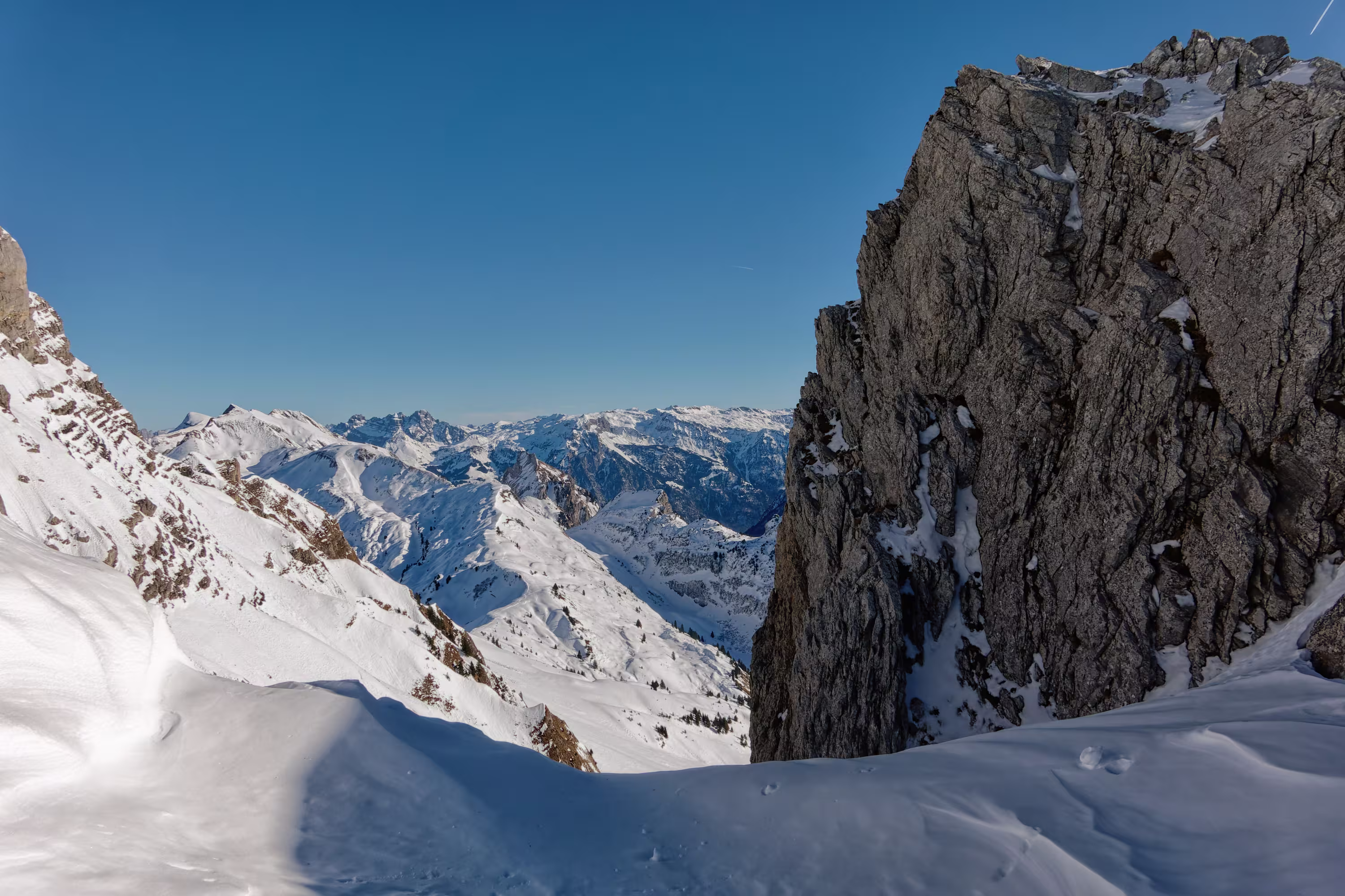 Scorci sulle alpi Svizzere