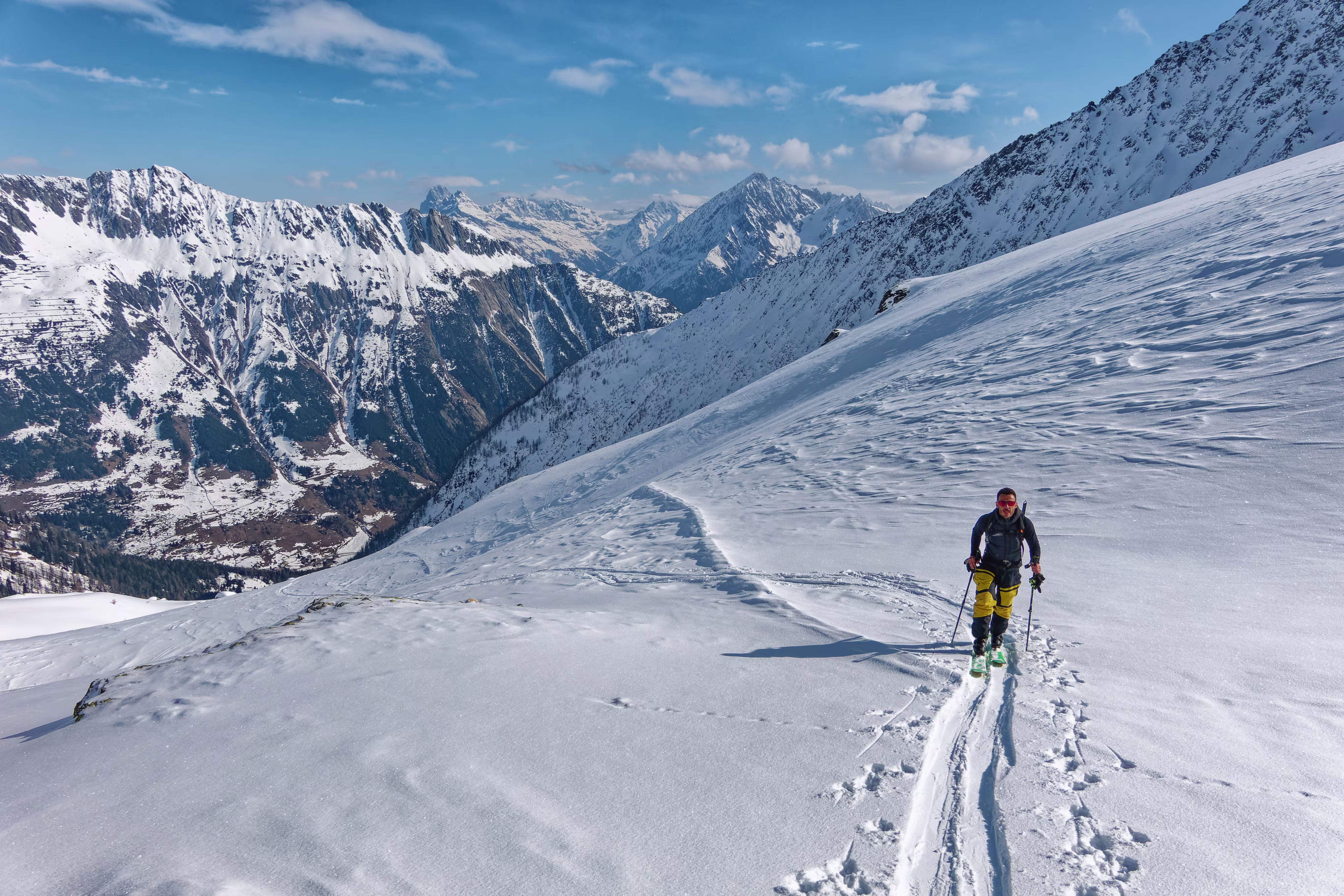 Vista sul Bristen e l’Hüfifirn