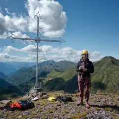 La corce di vetta del Pizzo Varrone