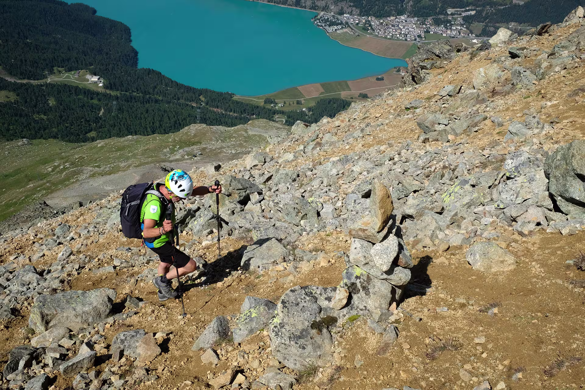 Pietraia finale prima della vetta del Surlej