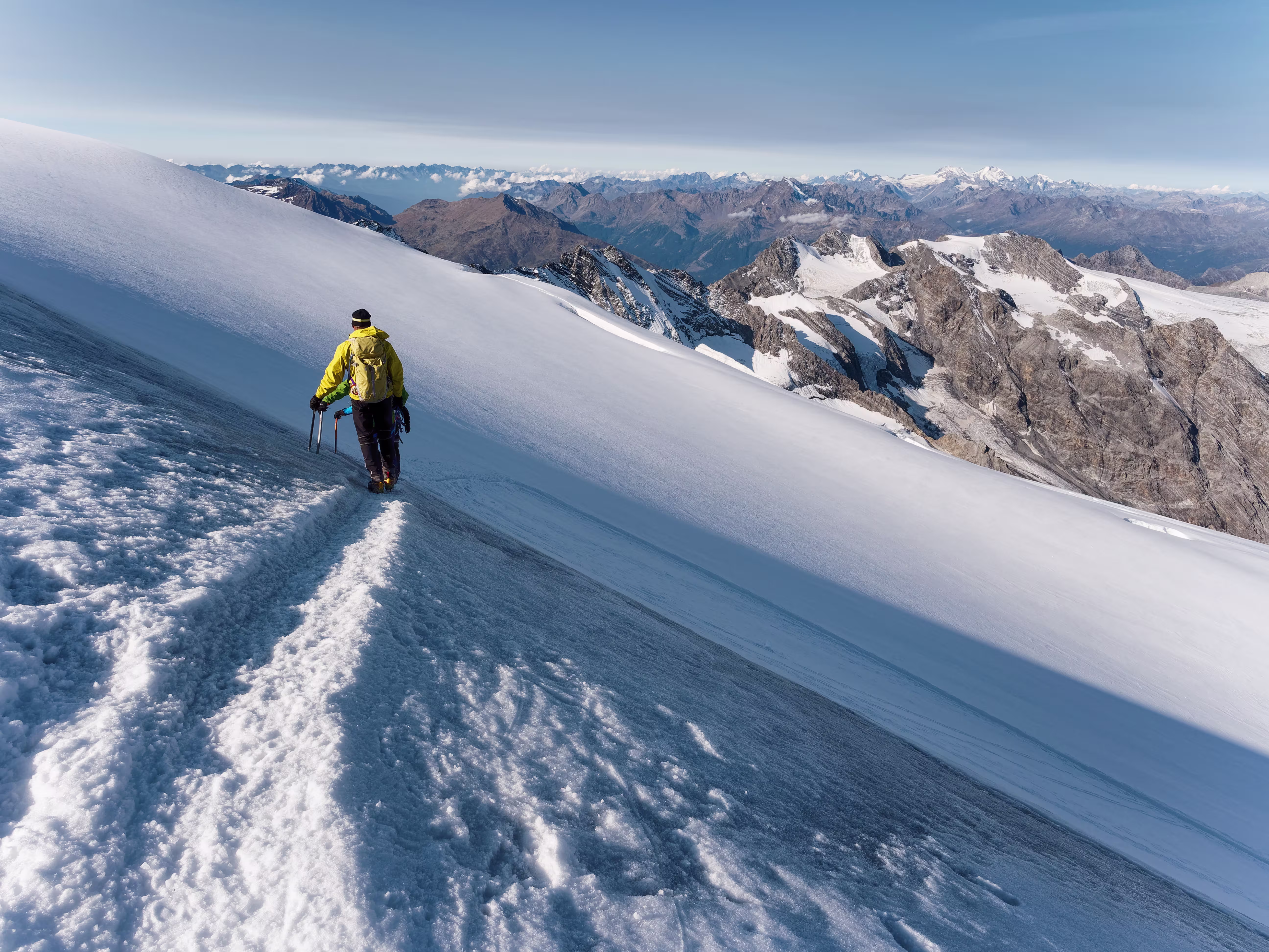 Parte alta del ghiacciaio