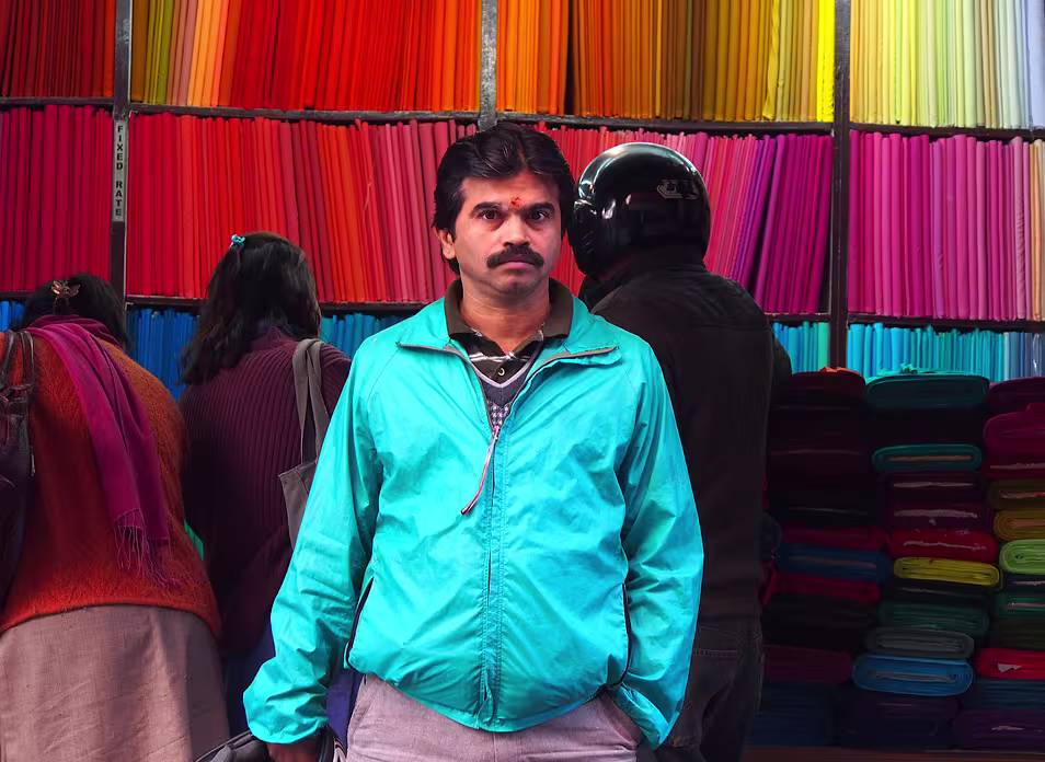 L’acquirente di stoffe