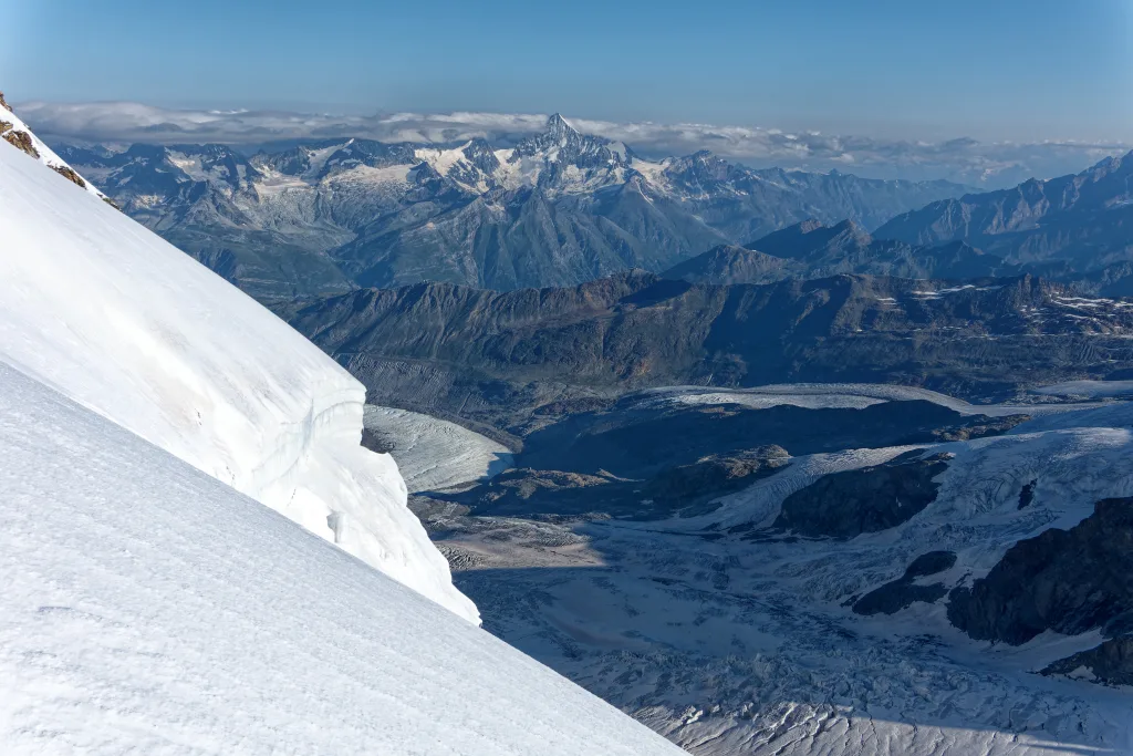 Il Weisshorn dalla cresta