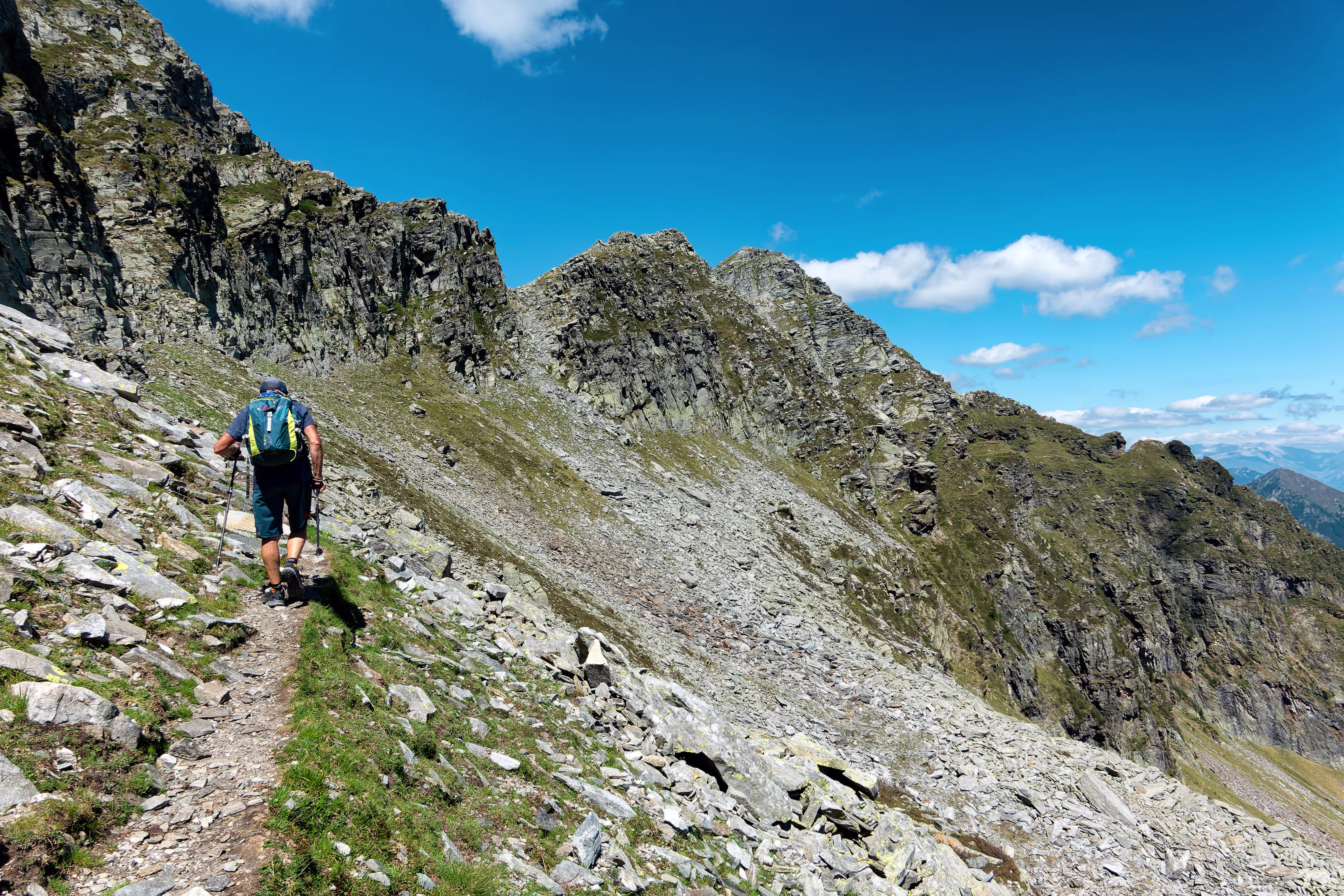 Verso la Bocchetta della Cima dell’Uomo