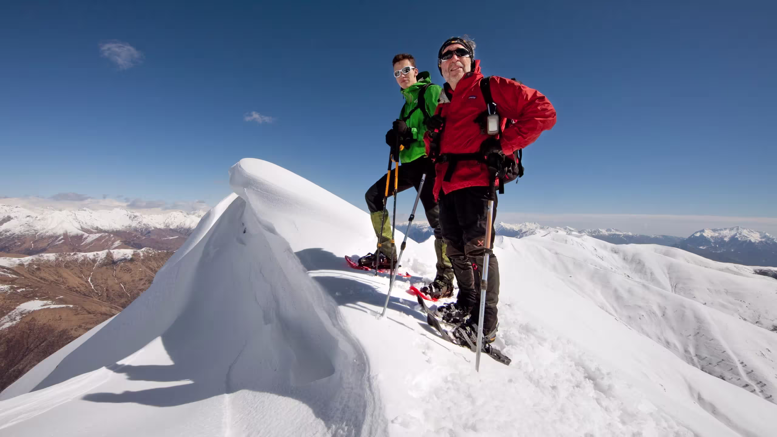 In vetta alla Cima Pianchette