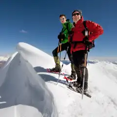 In vetta alla Cima Pianchette