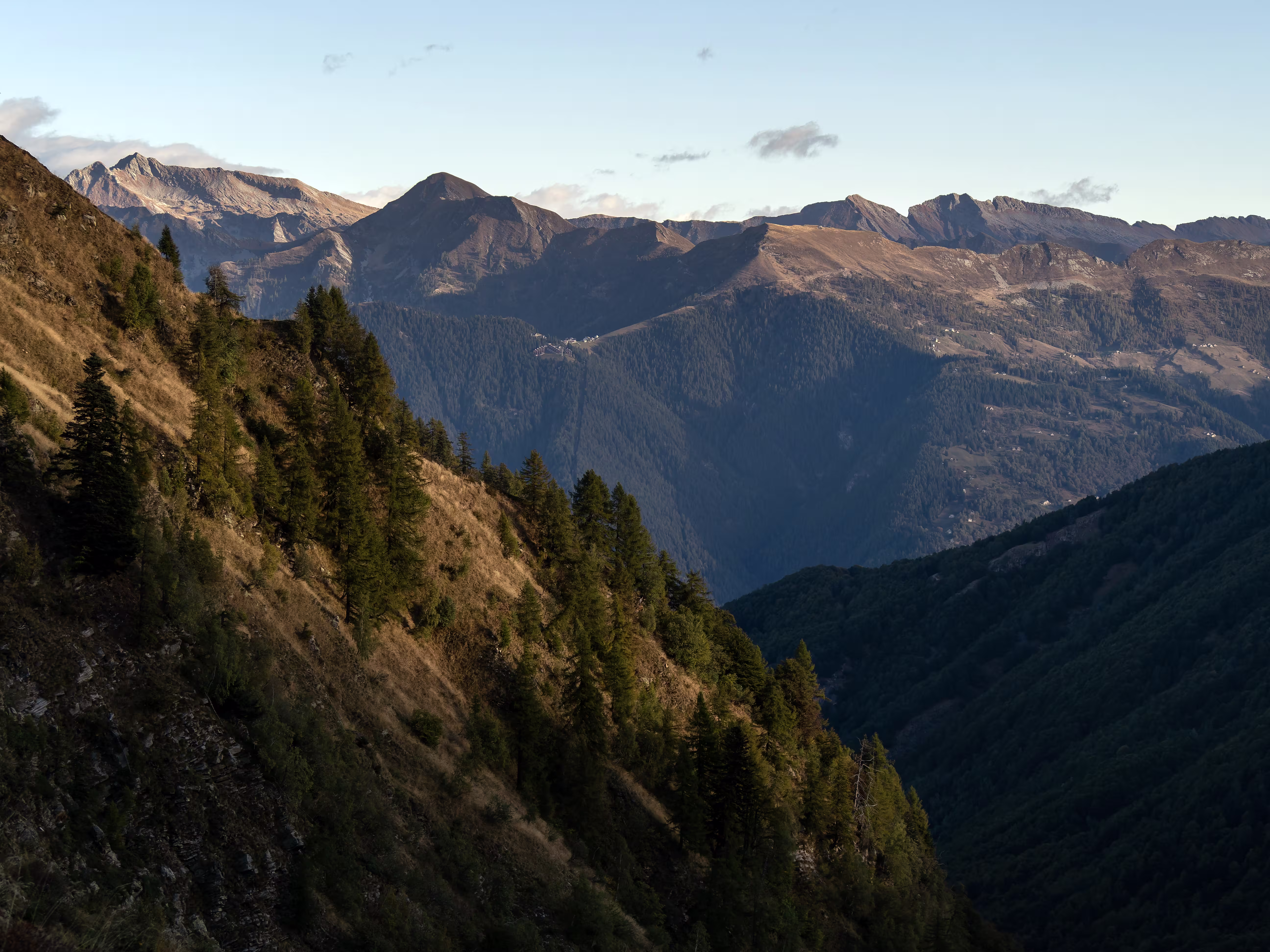 Prime luci sulla Val Vigezzo