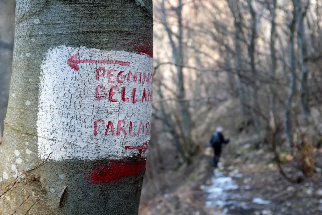 Rientro a Parlasco dal Passo di Agueglio