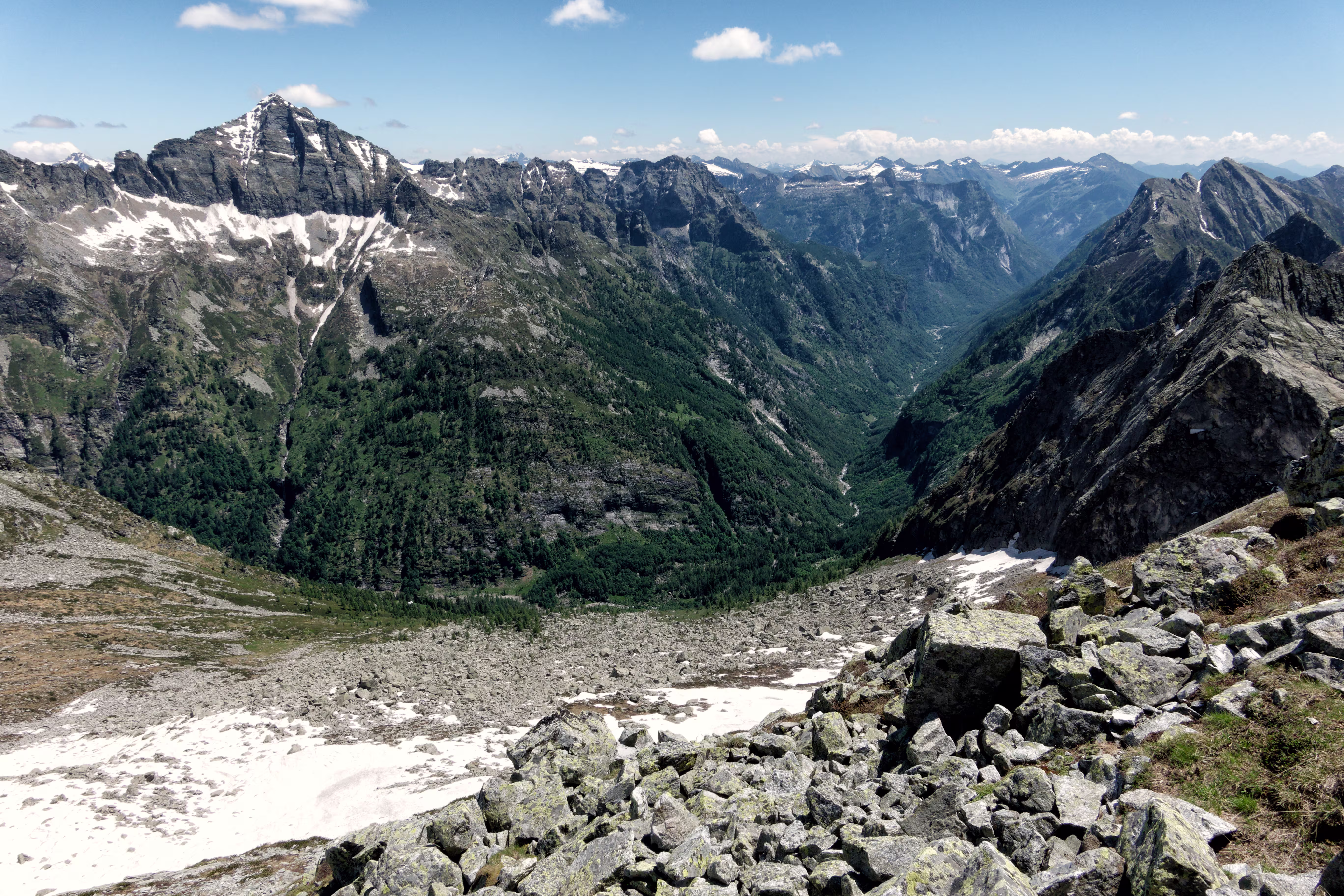 Panorama dalla vetta