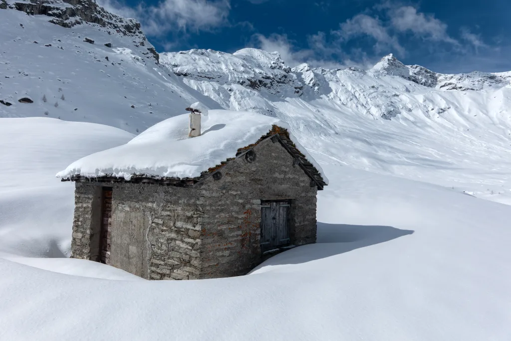 Un baitello nella Valle della Sancia