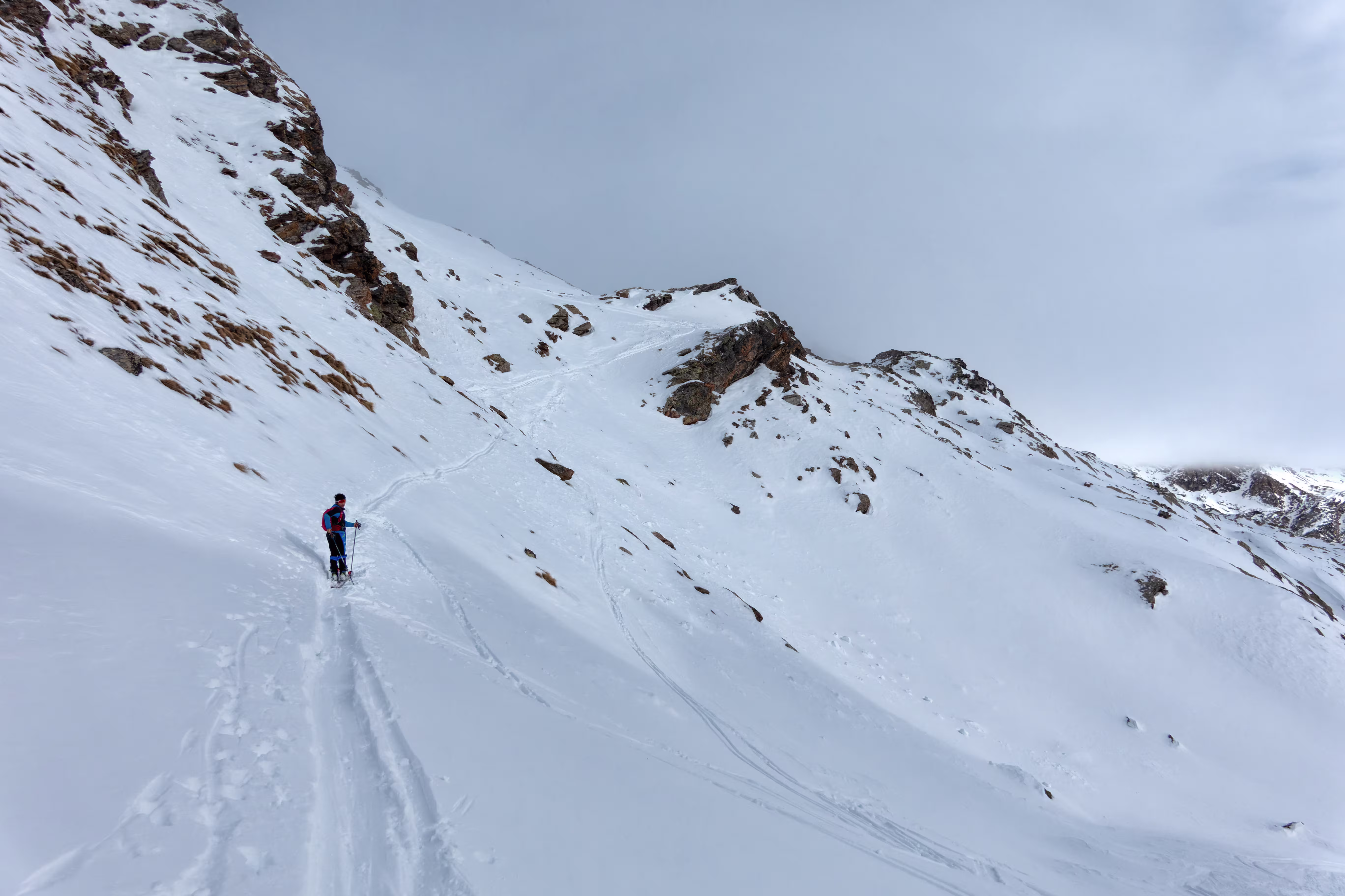 Il traverso dopo il Colle della Salza
