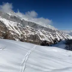 Si sale bene con gli sci