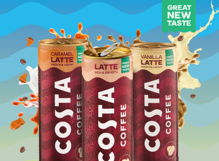 Costa Coffee core latte range ready to drink