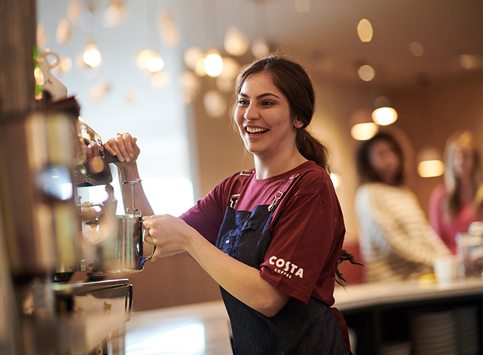 Costa Coffee barista
