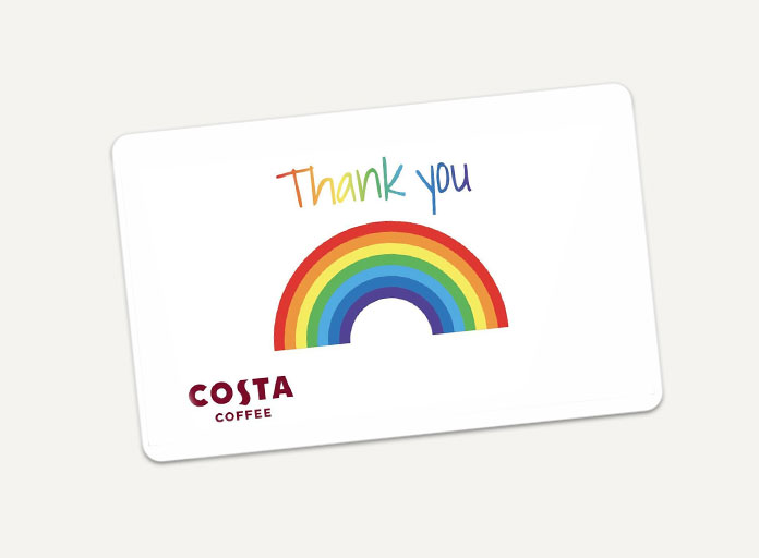 Costa Gift Card Thank You Heroes