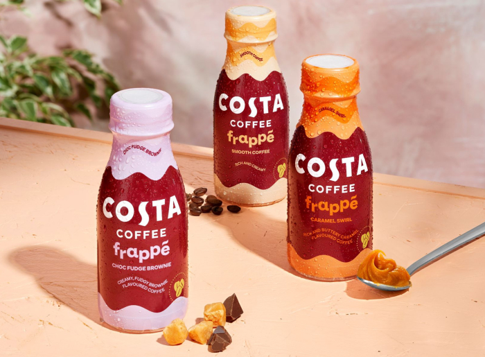 Costa Coffee Bottled Frappe range