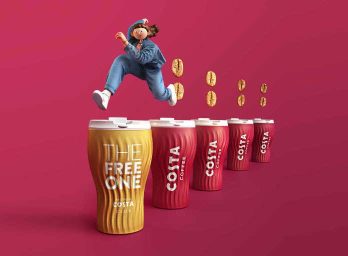 Costa Club get your free drink faster when you use a reusable cup