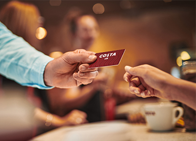 Costa Club loyalty card