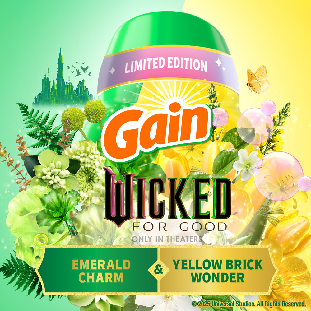 Gain Scent Booster Beads – Emerald Charm & Yellow Brick Wonder