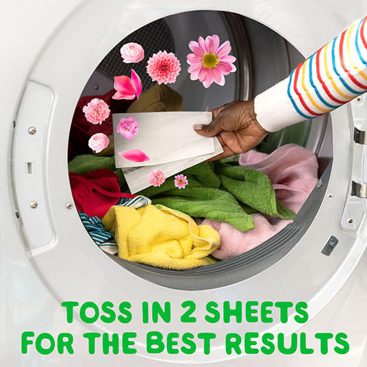 Toss in 2 Gain Spring Daydream sheets for the best results