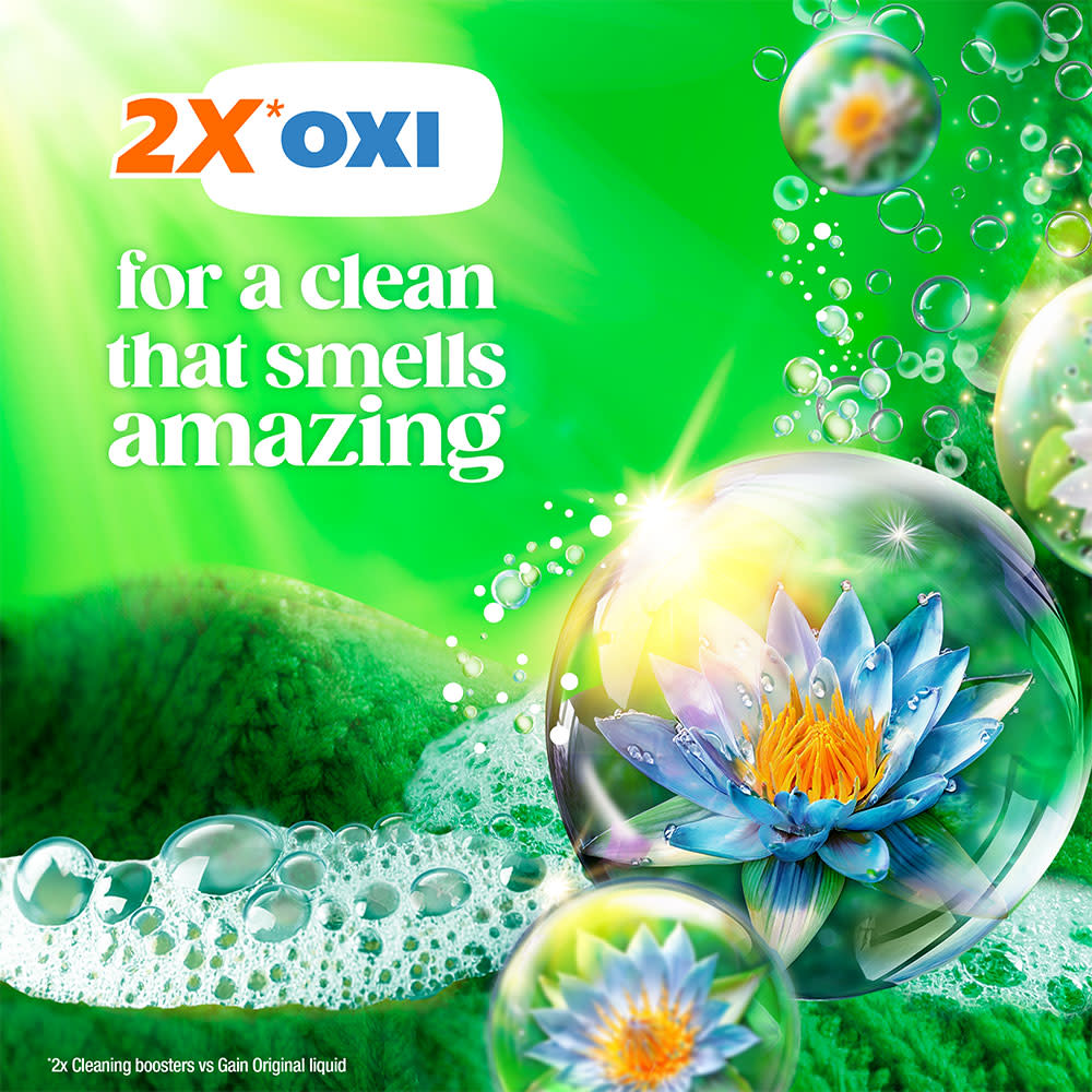 Gain Ultra Oxi Waterfall Delight Flings Laundry Detergent