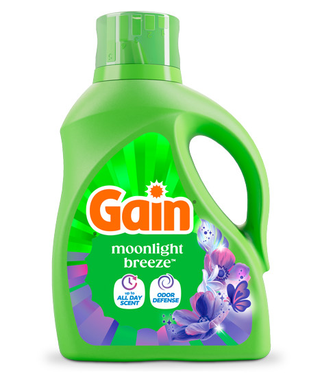 Bottle of Gain Moonlight Breeze Liquid Laundry Detergent