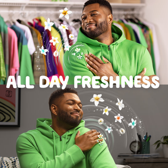 All day freshness with Gain Beads