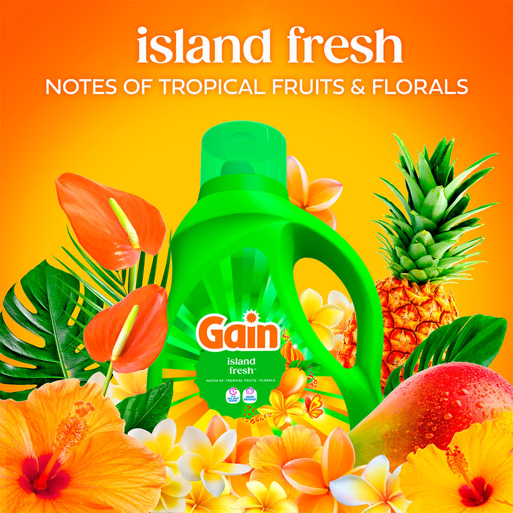 Gain Island Fresh Liquid Laundry Detergent