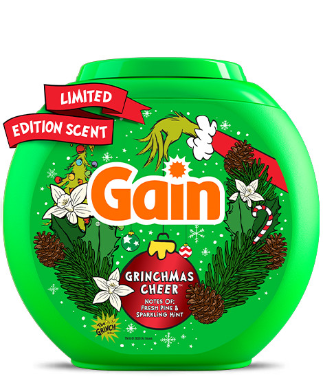 Gain Grinchmas Cheer Flings Detergent Pacs listing image