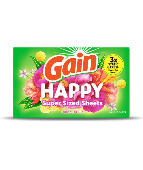 Gain Happy Fabric Softener Sheets