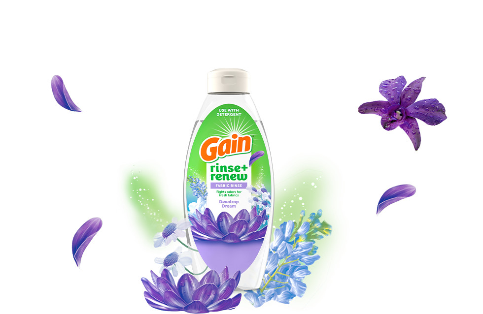 Gain Dewdrop Dream Laundry Products