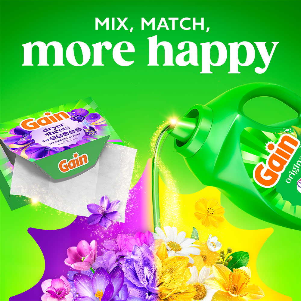 Gain Moonlight Breeze Fabric Softener Sheets