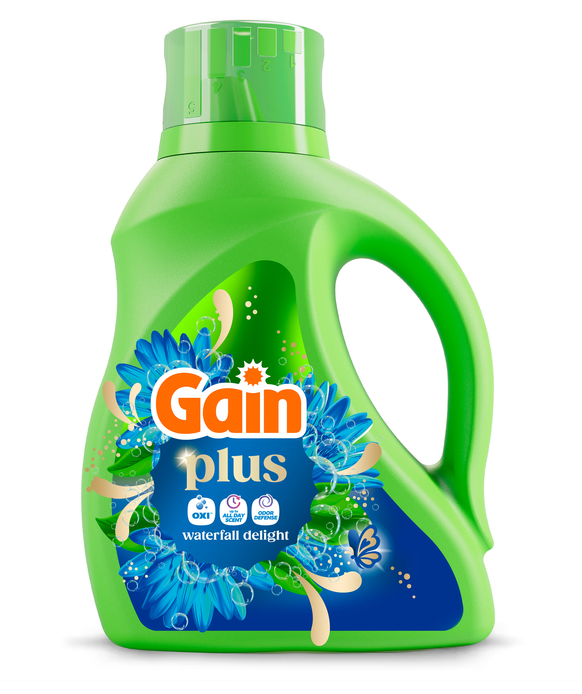 Gain Plus Waterfall Delight Liquid Detergent packshot