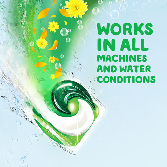 Works in all machines and water conditions