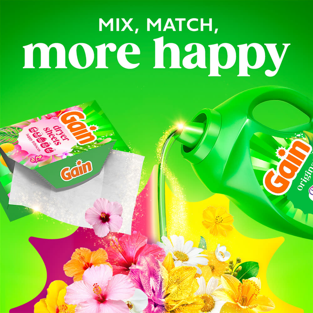 Gain Happy Fabric Softener Sheets
