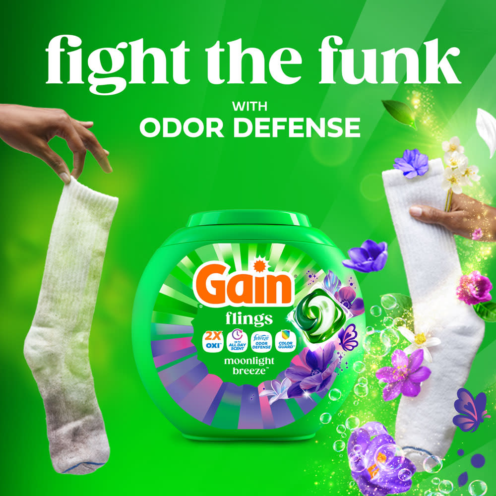 Gain Moonlight Breeze Flings Laundry Detergent 