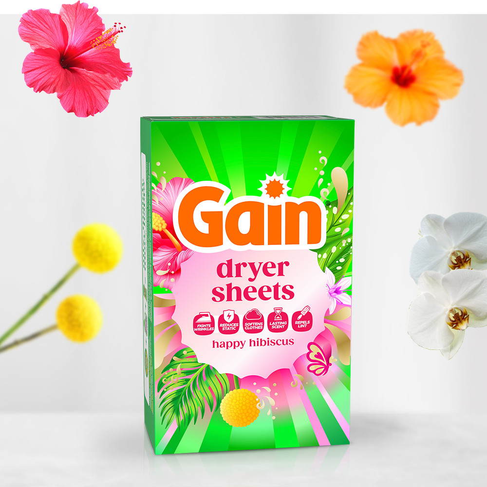 Gain Happy Fabric Softener Sheets