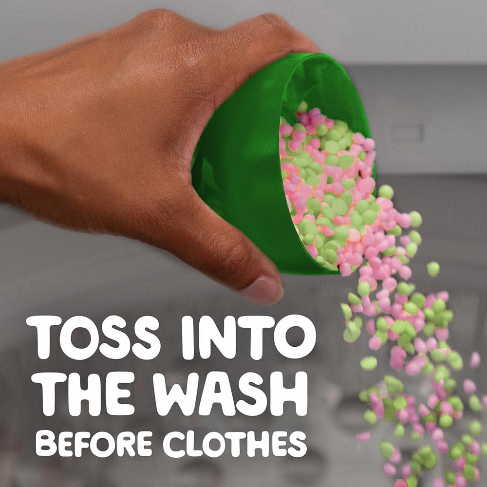 Gain Tango Twist Cherry and Rose Scent In-Wash Laundry Scent Booster Beads, toss into the wash before clothes