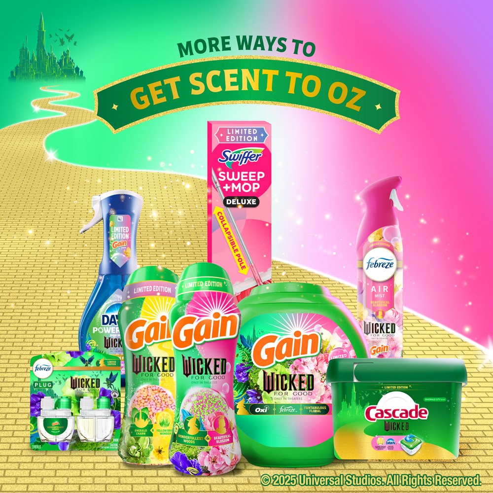 Gain Scent Booster Beads – Emerald Charm & Yellow Brick Wonder