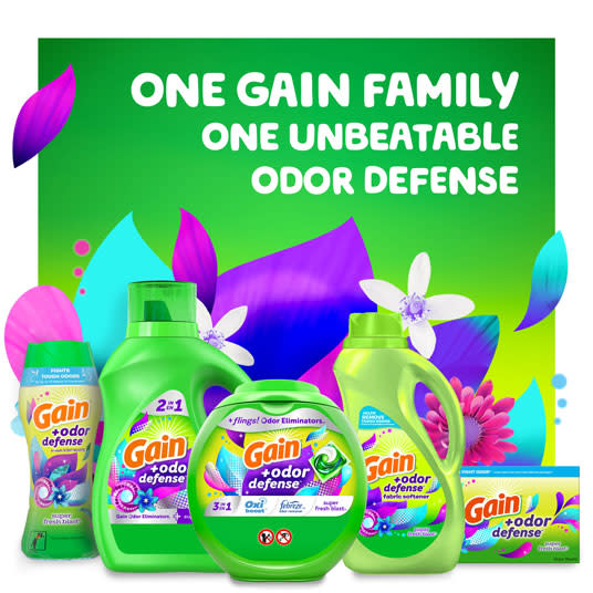 One Gain family, one unbeatable odor defense