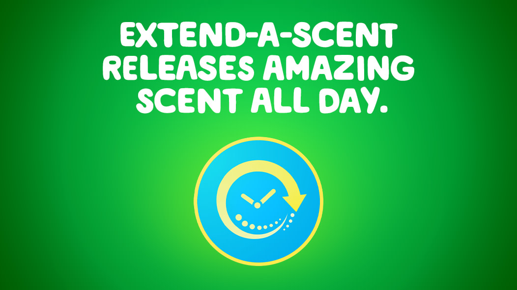 Extend-a-scent releases amazing scent all day