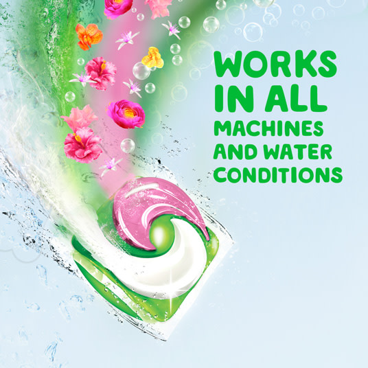 Gain Happy Super Sized Flings Laundry Detergent Pacs, Works in all machines and water conditions