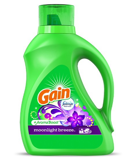 Bottle of Gain Moonlight Breeze Liquid Laundry Detergent