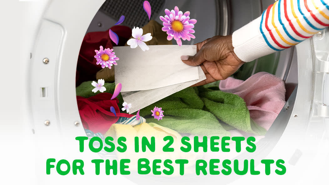 Toss in 2 Gain Moonlight Breeze sheets for the best results